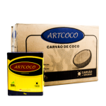Carvão Artcoco Premium Azul Hexagonal 1kg