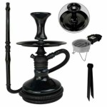 Narguile Black Hookah Mini Monster Pequeno Completo - Cores