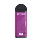 Refil Life Pod 8000 puffs - Grape ice